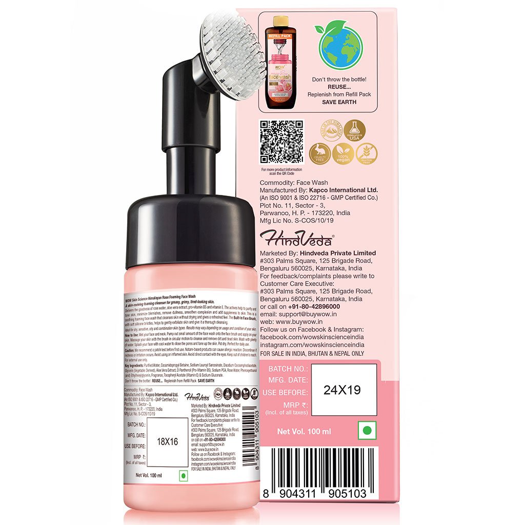Wow Himalayan Rose Shampoo with Rose Hydrosol