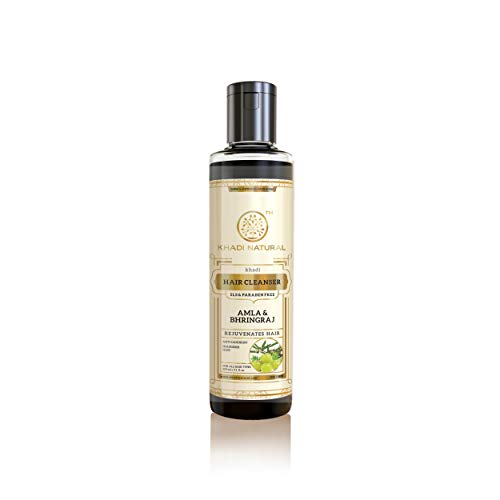 Khadi Naturals Ayurvedic Amla and Bhringraj Shampoo, SLS and Paraben Free