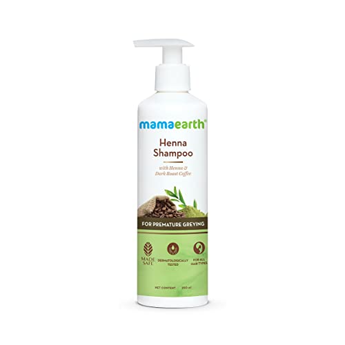 MamaEarth Henna Shampoo with Henna and Deep Roast Coffee