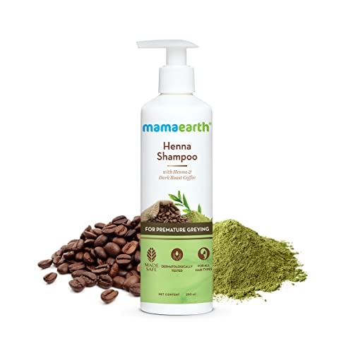 MamaEarth Henna Shampoo with Henna and Deep Roast Coffee