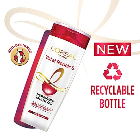 Loreal Paris Shampoo, For Damaged and Weak Hair, With Pro-Keratin + Ceramide