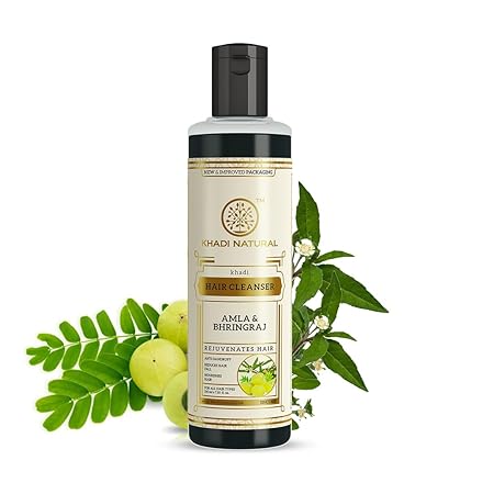 Khadi Natural Amla & Bhringraj Hair Cleanser Anti-Dandruff Shampoo