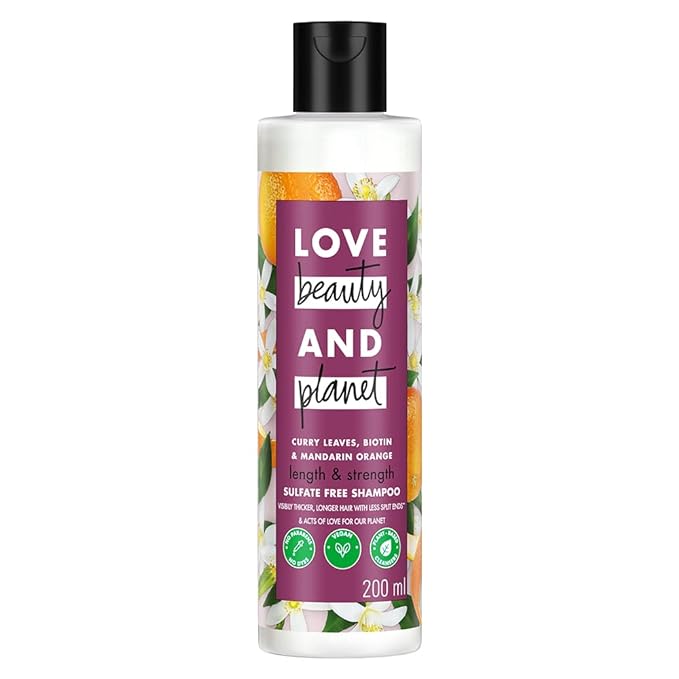 Love Beauty & Planet Curry Leaves Biotin & Mandarin Shampoo