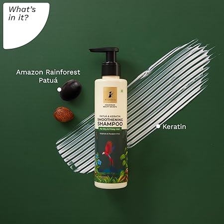 Pilgrim Patua & Keratin Hair Smoothening Shampoo