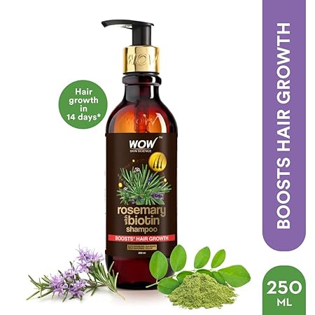 WOW Skin Science Rosemary & Biotin Hair Growth Shampoo