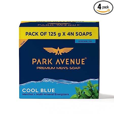 Park Avenue Cool Blue Soap, 125gm, Pack of 4