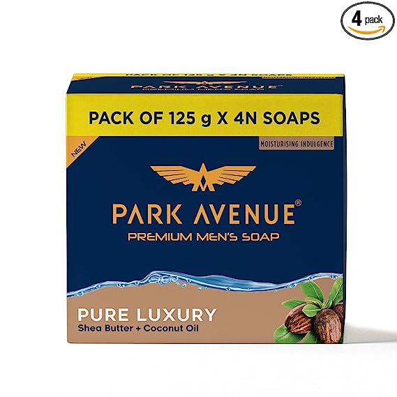 Park Avenue Pure Luxury Soap, 500gm, Pack of 4