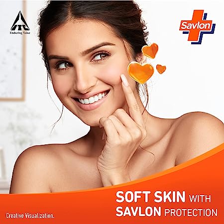 Savlon Moisturizing Glycerin soap bar with germ protection, 125gm, Pack of 5