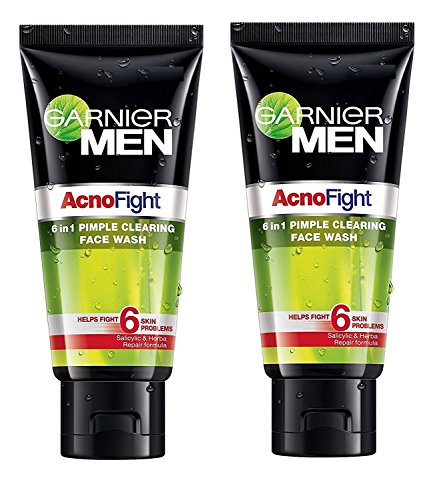 Garnier Acno Fight Face Wash for Men, Pack of 2
