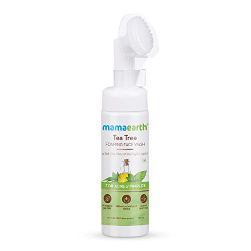MamaEarth Tea Tree Foaming Face Wash with Tea Tree & Salicylic Acid for Acne & Pimples