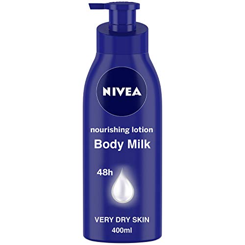 Nivea Body Lotion for Very Dry Skin, Nourishing Body Milk with 2x Almond Oil