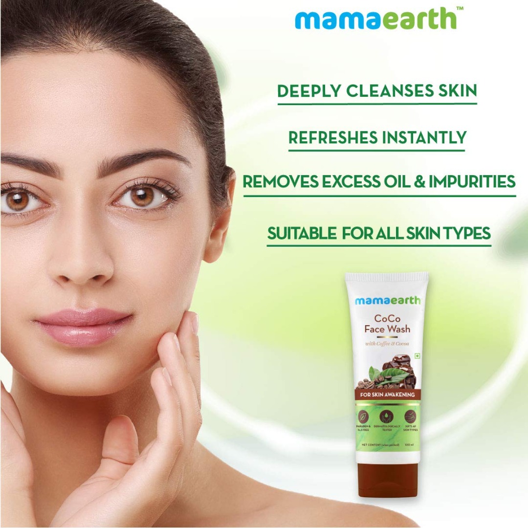 MamaEarth Coco Face Wash with Coffee Cocoa