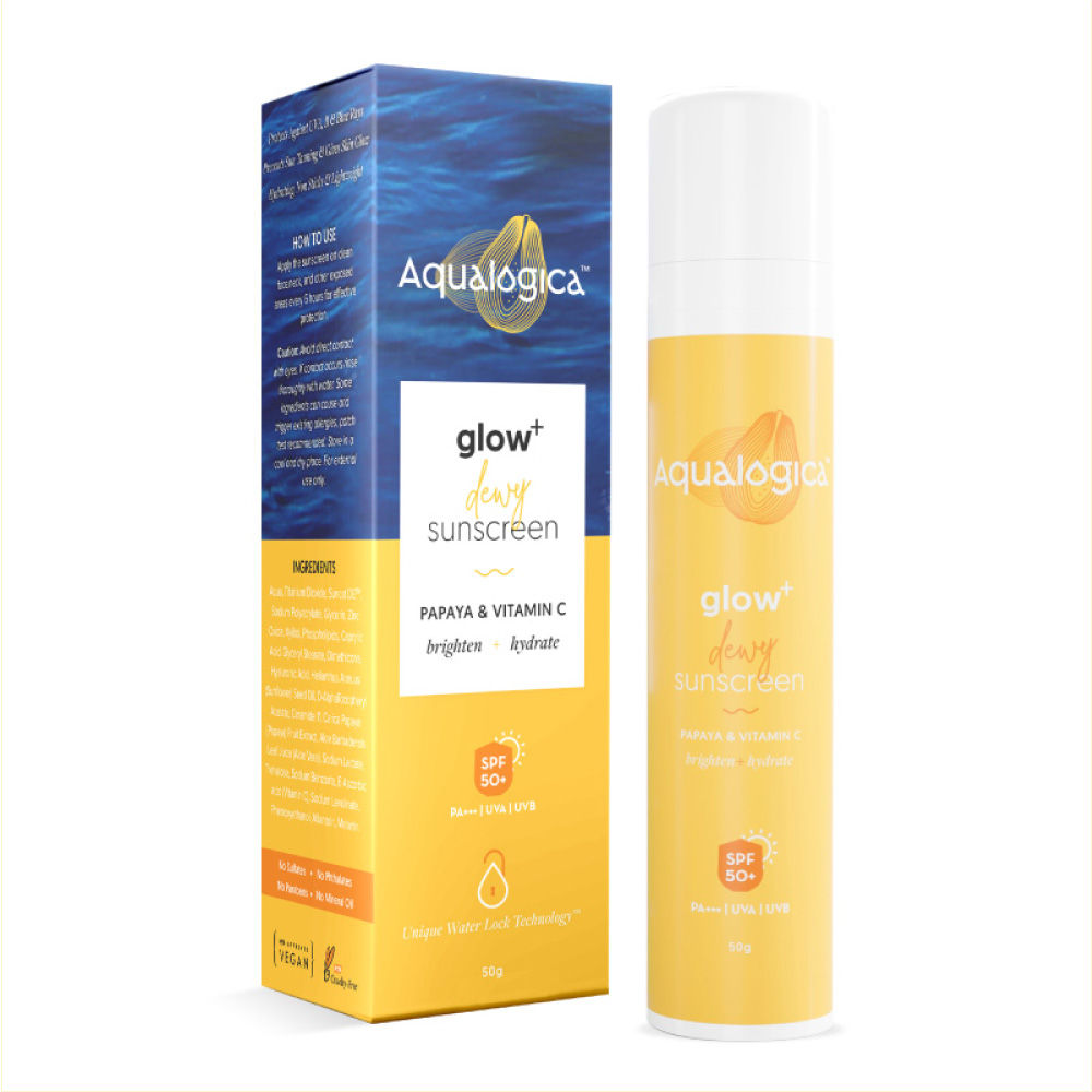 Aqualogica Glow+ Dewy Sunscreen with SPF 50 PA