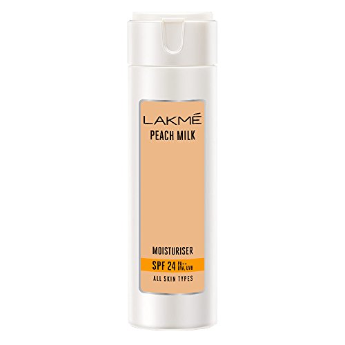 Lakme Peach Milk Face Moisturizer SPF 24 PA++ | Daily Light Sunscreen Lotion For Women