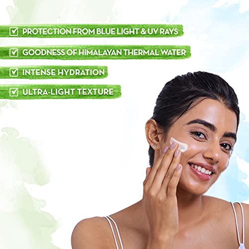 MamaEarth Aqua Glow Hydrating Sunscreen Gel with Himalayan Thermal Water & Hyaluronic Acid With SPF 50 PA++++