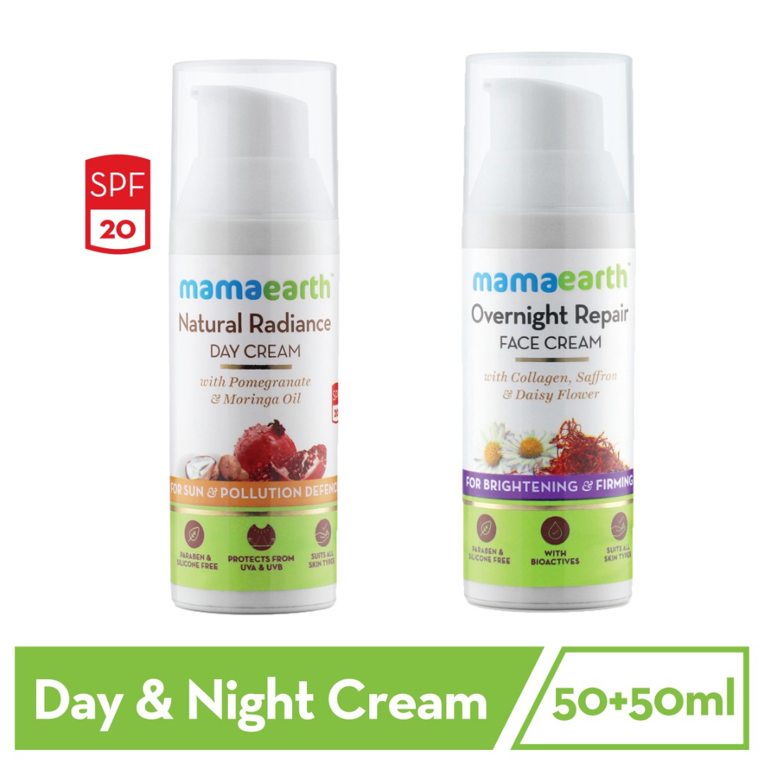 MamaEarth Day & Night Cream Combo