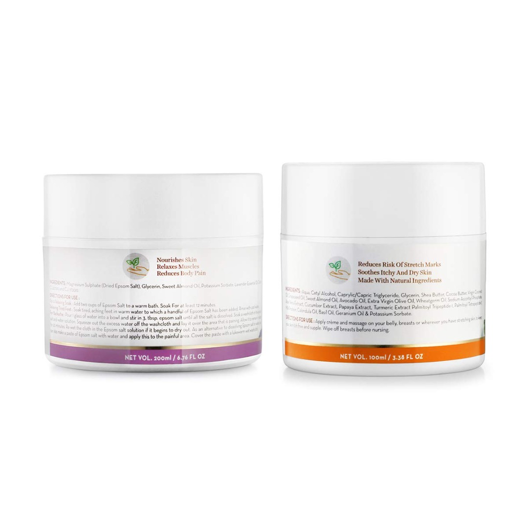 MamaEarth Epsom Bath Salt + Rich Body Creme