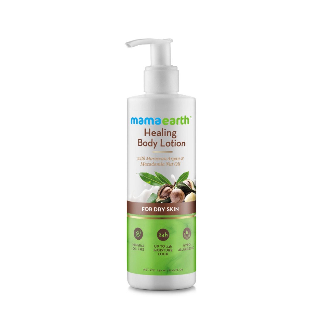 MamaEarth MamaEarth Healing Body Lotion with Moroccan Argan & Macadamia Nut Oil
