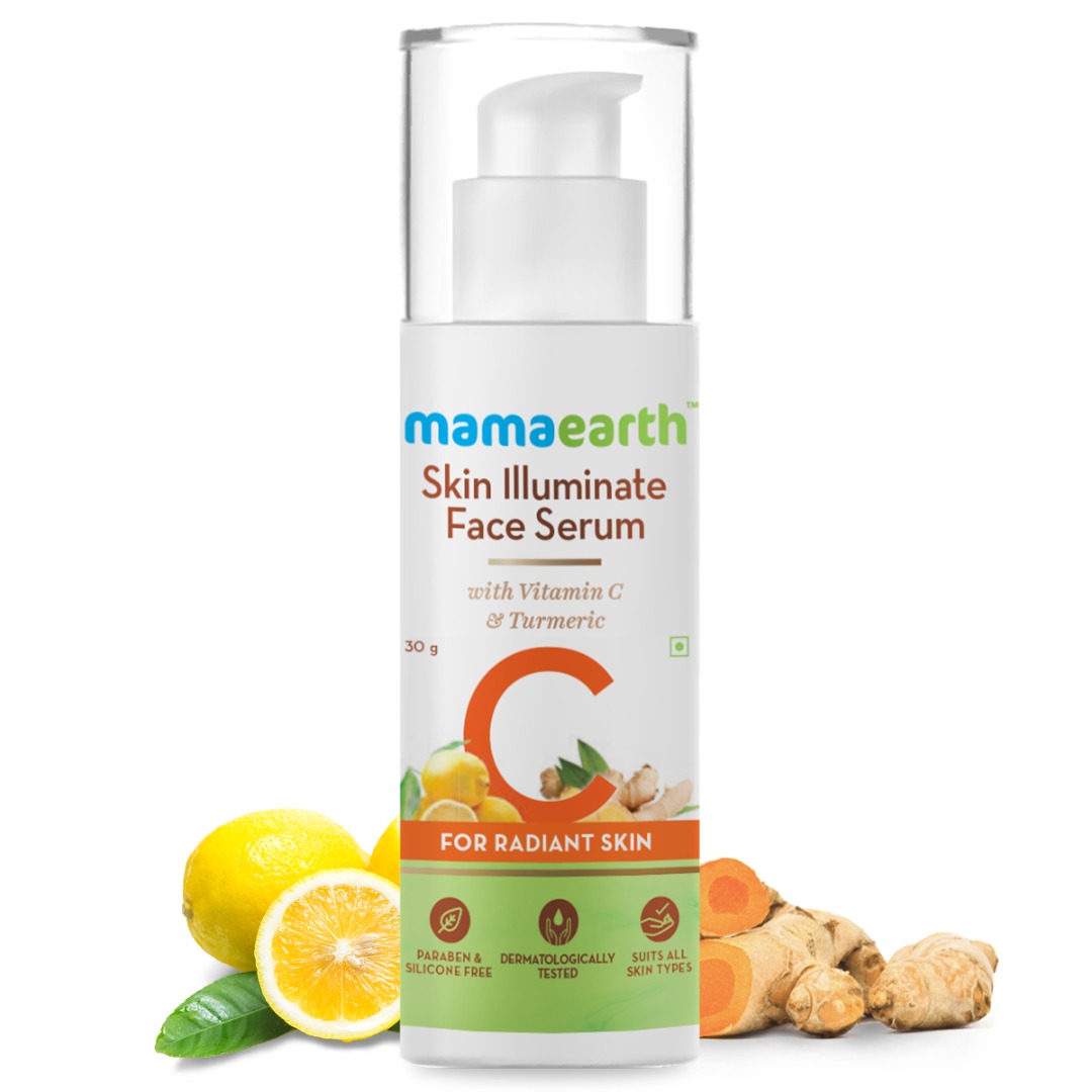 MamaEarth Skin Illuminate Face Serum for Radiant Skin with Vitamin C & Turmeric