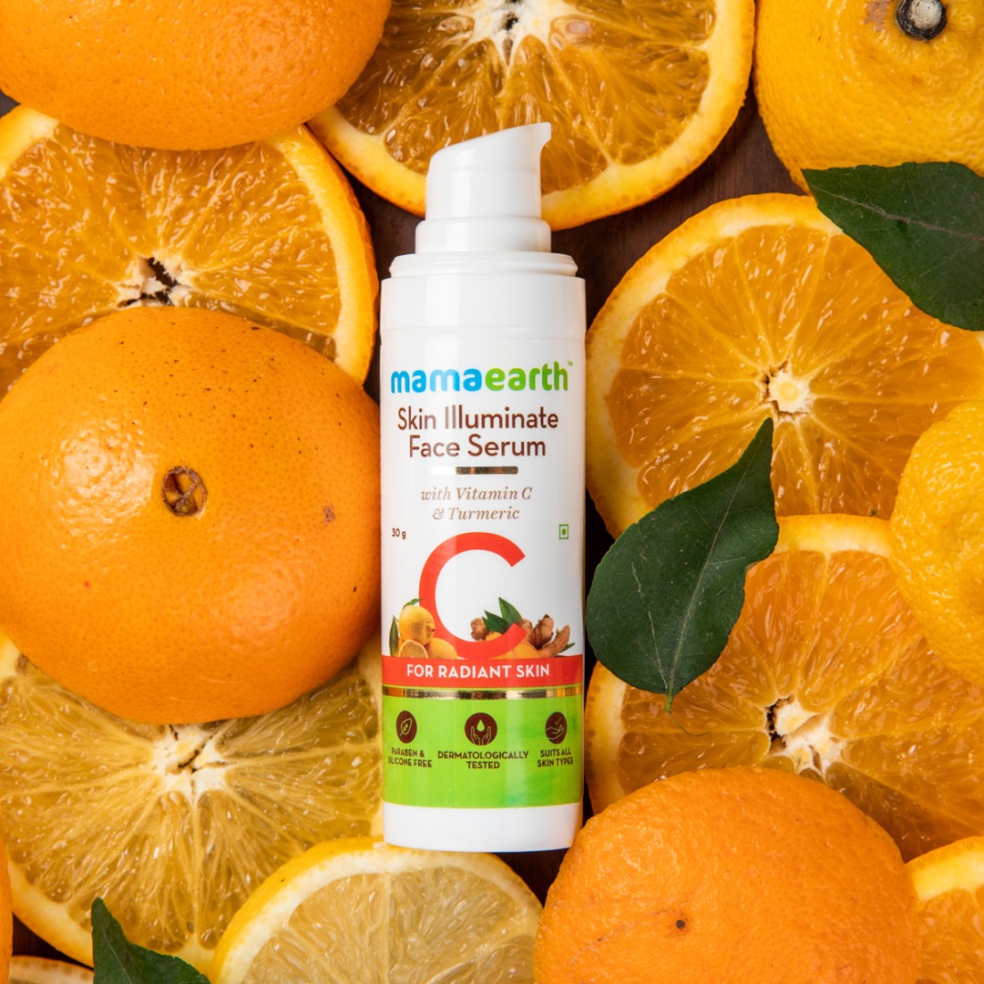 MamaEarth Skin Illuminate Face Serum for Radiant Skin with Vitamin C & Turmeric