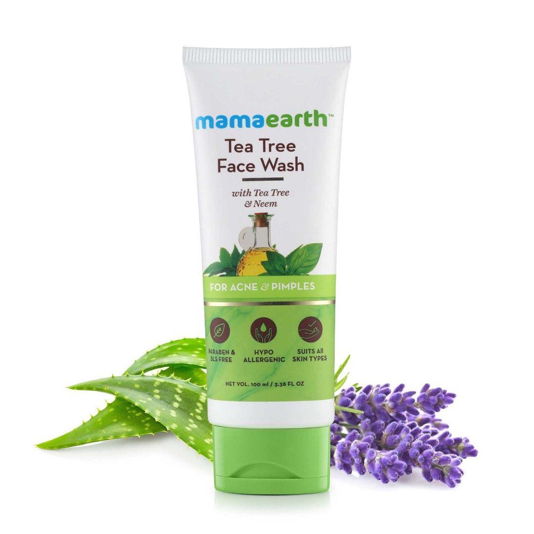 MamaEarth Tea Tree Face Wash for Acne & Pimples