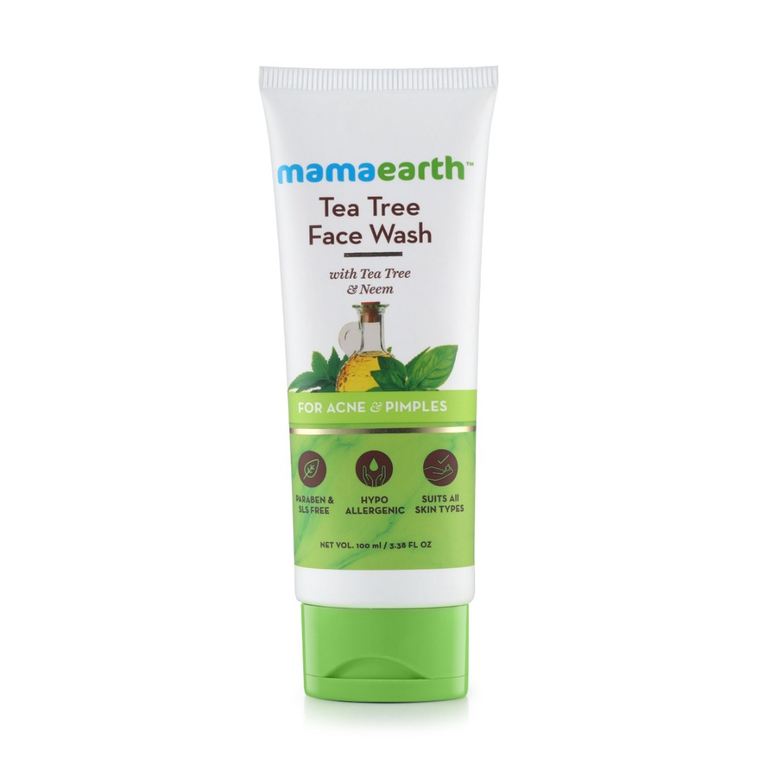 MamaEarth Tea Tree Face Wash for Acne & Pimples