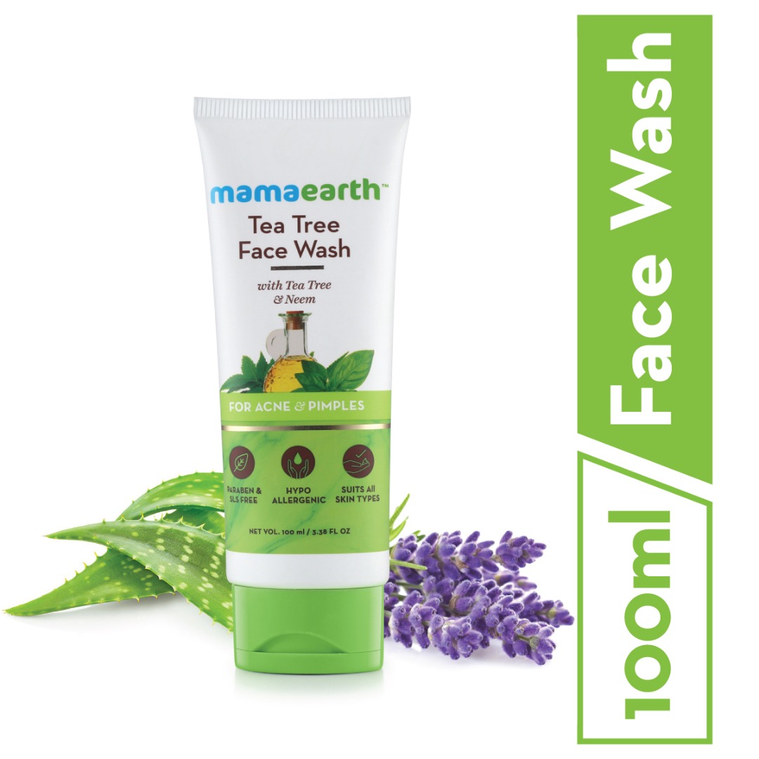 MamaEarth Tea Tree Face Wash for Acne & Pimples