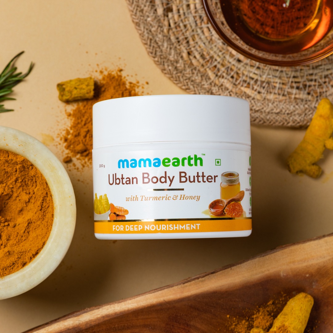 MamaEarth Ubtan Body Butter for Dry Skin