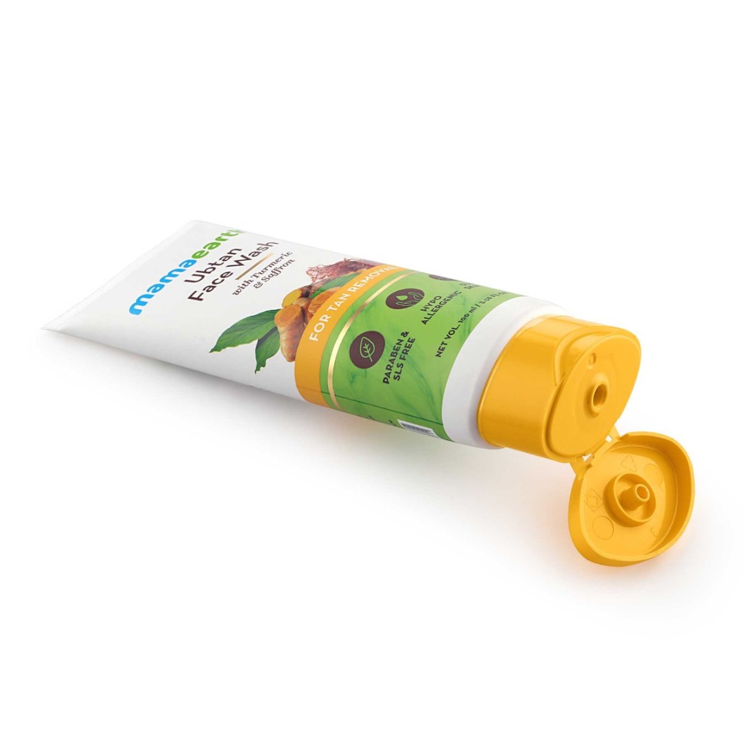 MamaEarth Ubtan Face Wash for Tan Removal, 100ml, Pack of 2