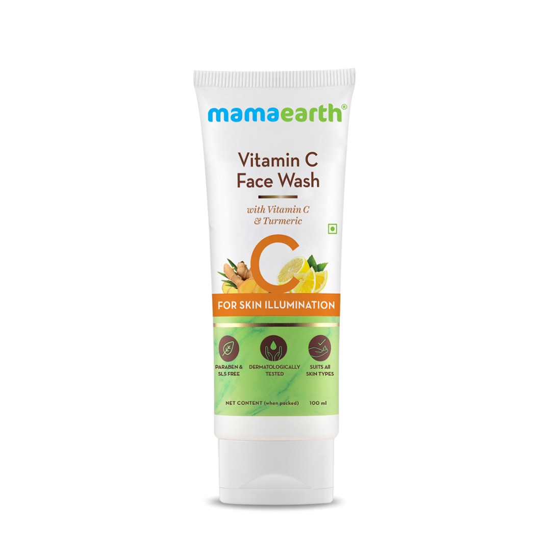 MamaEarth Vitamin C Face Wash with Vitamin C & Turmeric for Skin Illumination