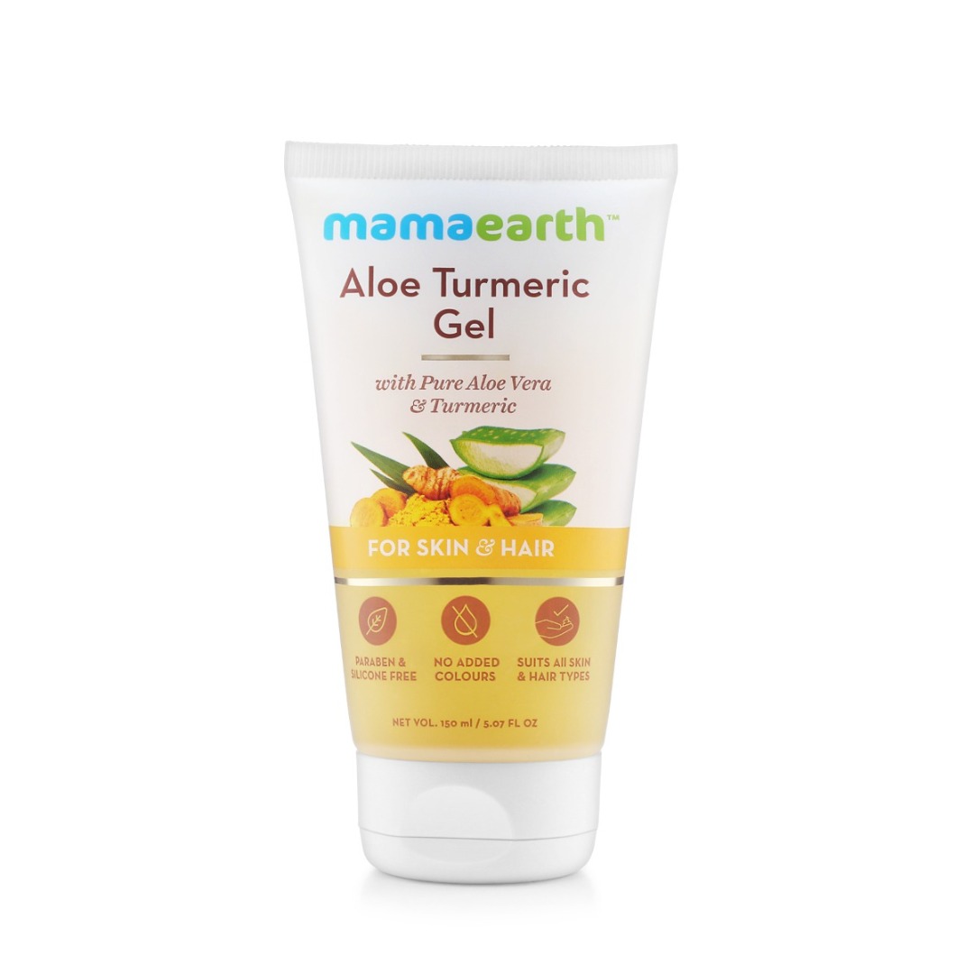 MamaEarth Aloe Turmeric Gel for Skin & Hair