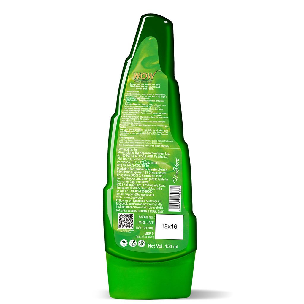 WoW Aloe Vera Multipurpose Beauty Gel for Skin & Hair
