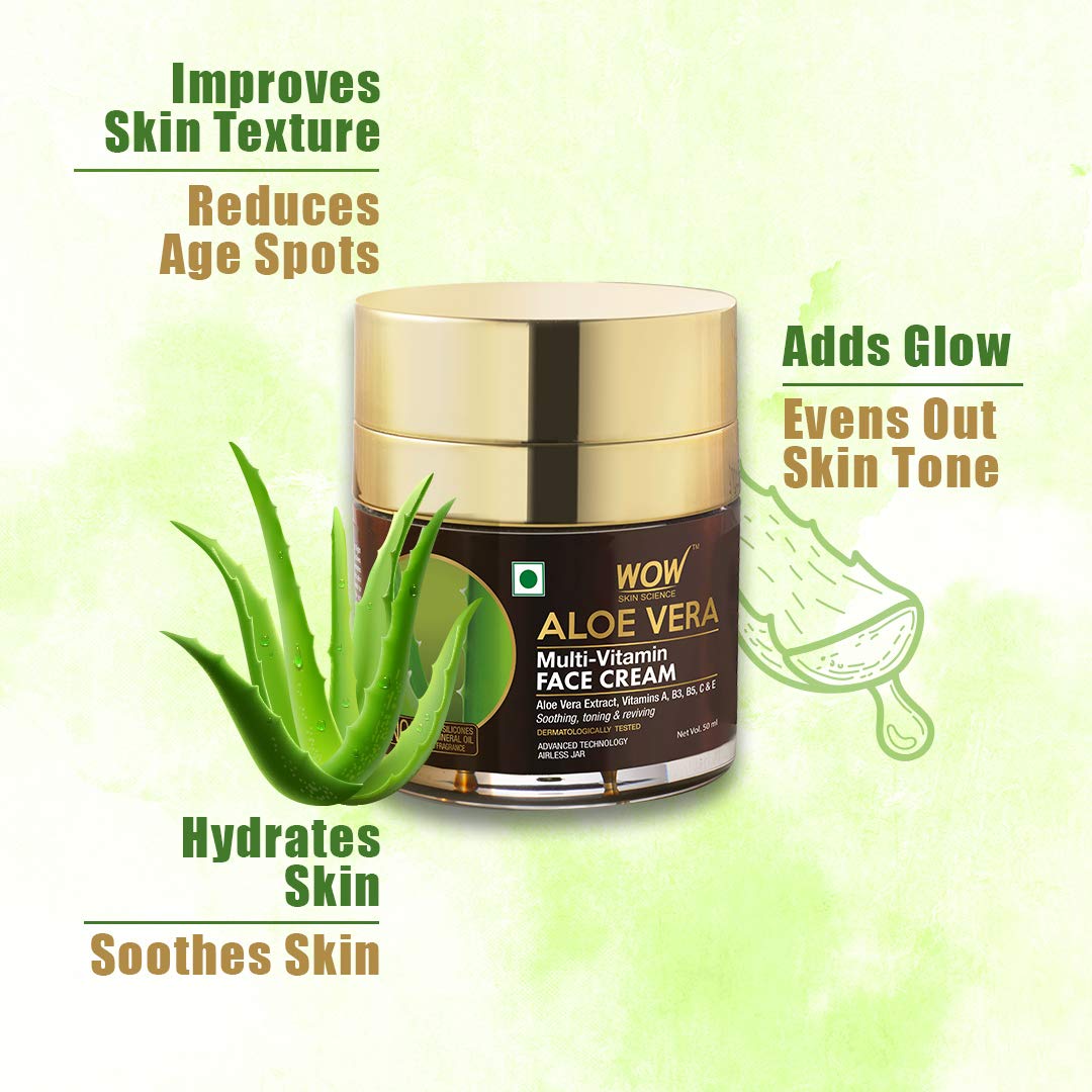 WoW Aloe Vera Multi-Vitamin Face Cream