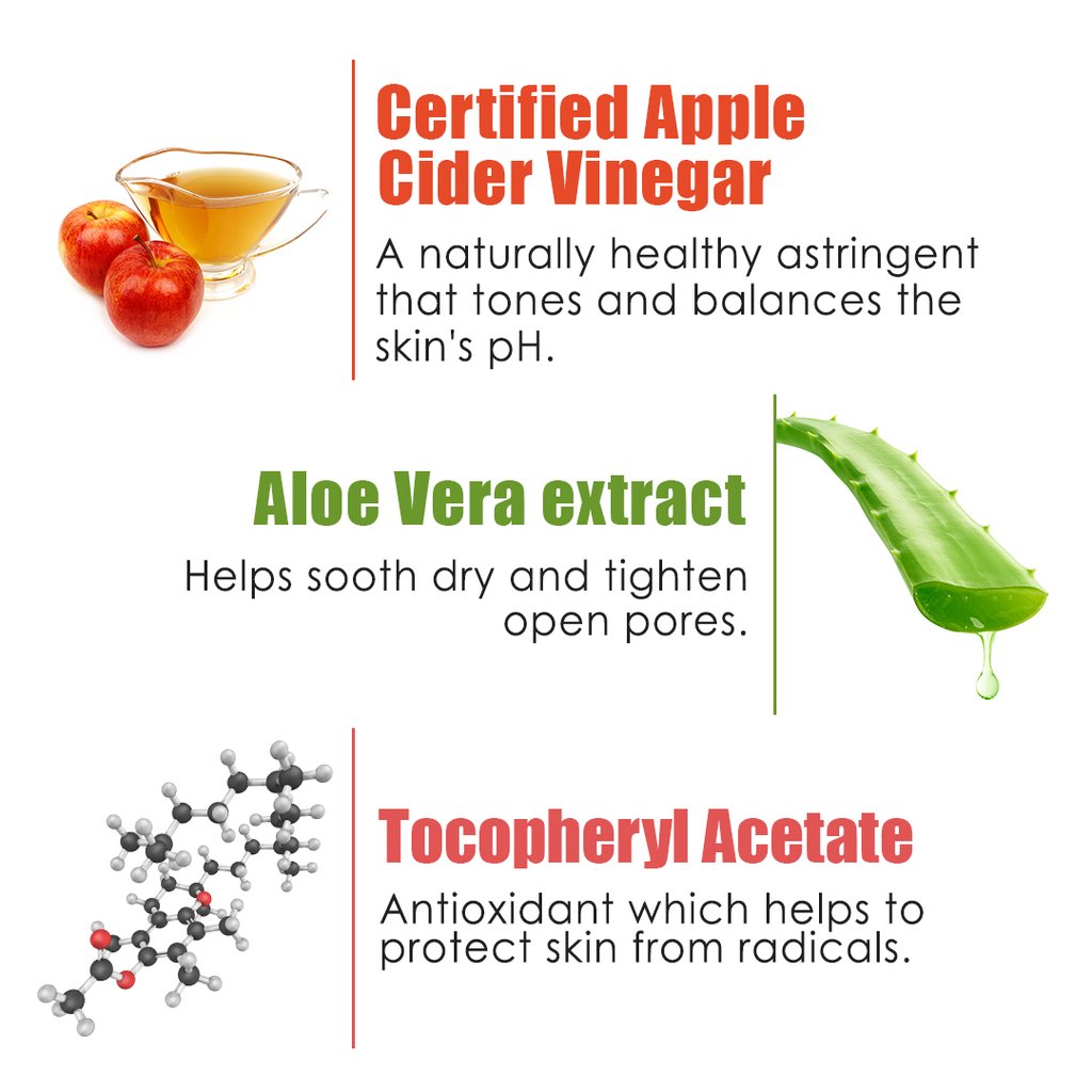 WoW Apple Cider Vinegar Foaming Face Wash (with Built-In Brush)