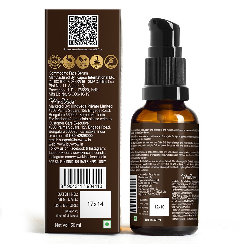 Wow Blemish Care Oil Free Serum | For All Skin Types