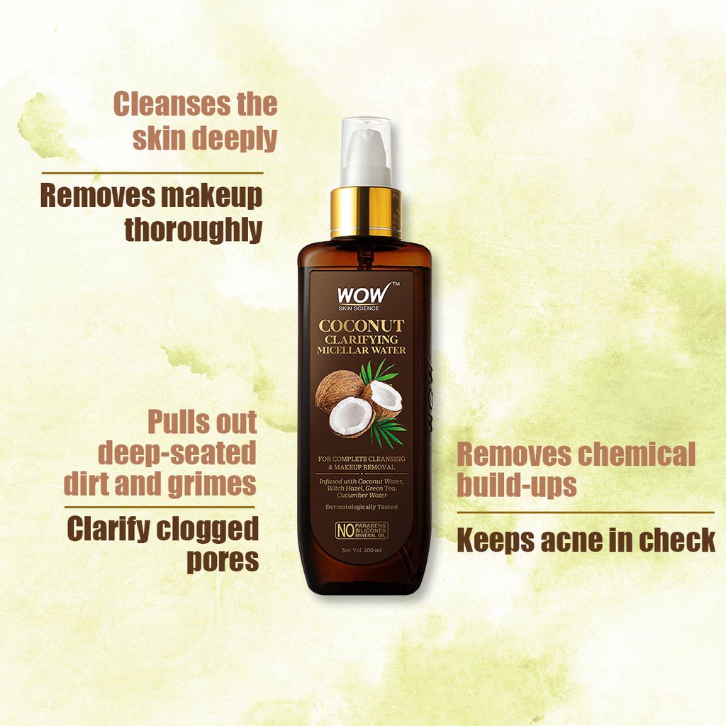 WoW Coconut Clarifying Micellar Water