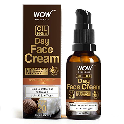 WoW Day Face Cream, SPF 20, with Rosehip Oil & Shea Butter, Oil Free