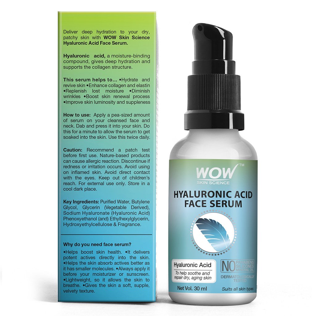 WoW Hyaluronic Acid Moisturising Face Serum