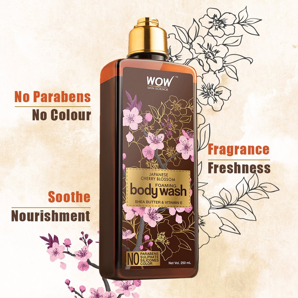 WoW Japanese Cherry Blossom Foaming Body Wash