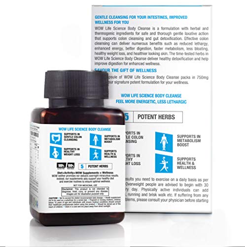 WoW Life Science Body Cleanse Capsules