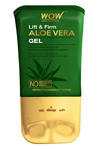 WoW Lift & Firm Aloe Vera Gel Infused with Hyaluronic Acid, Vitamin B & E