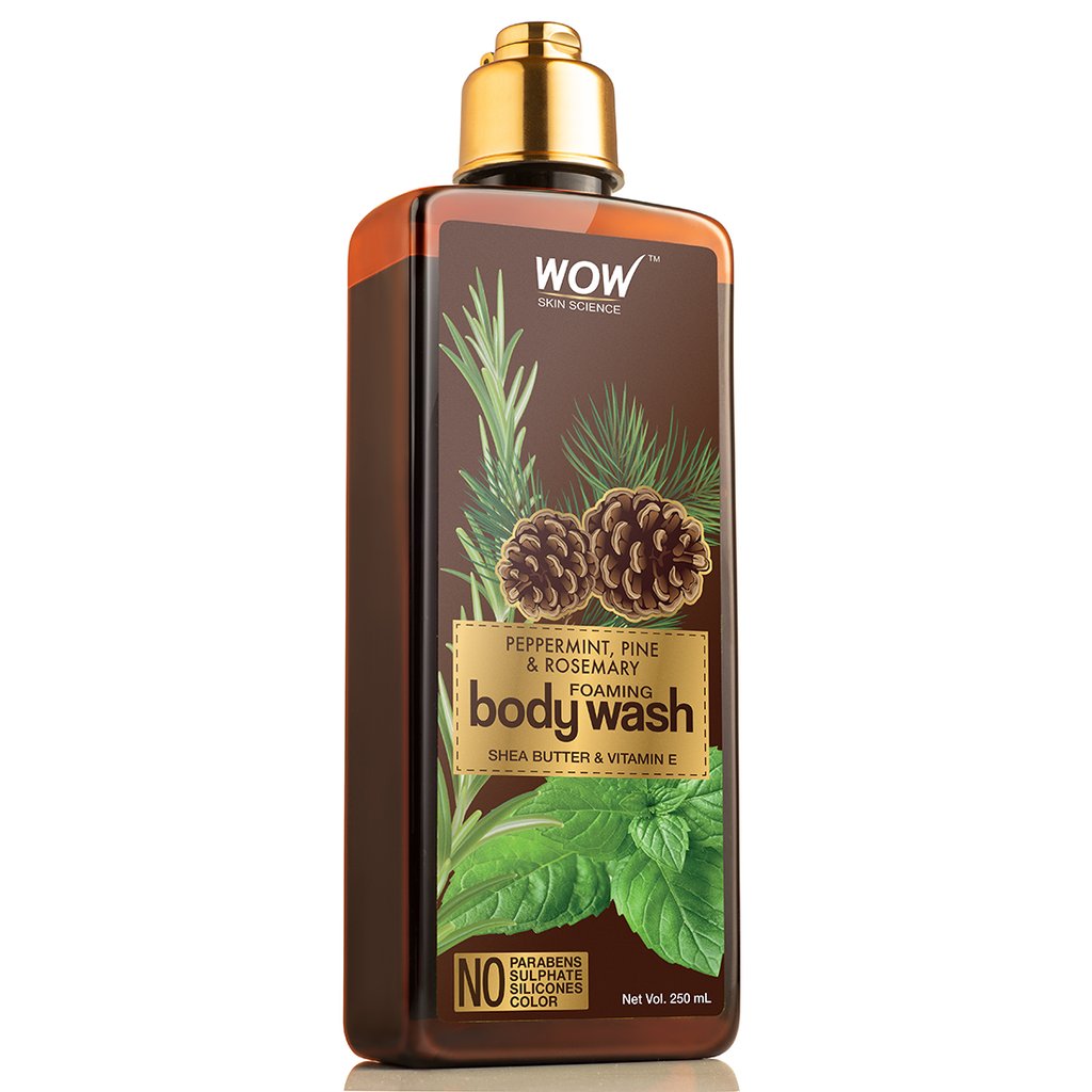WoW Peppermint, Pine & Rosemary Foaming Body Wash