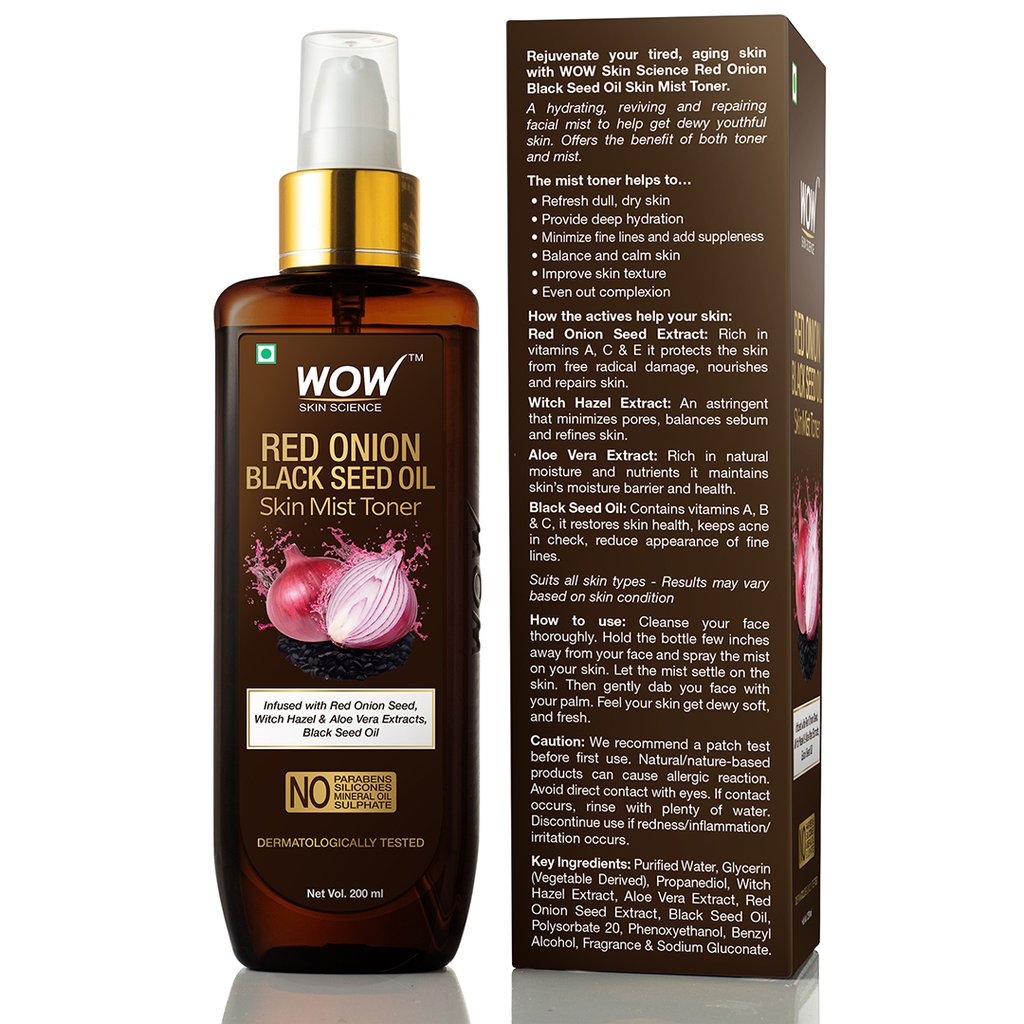 WoW Red Onion Skin Mist Toner
