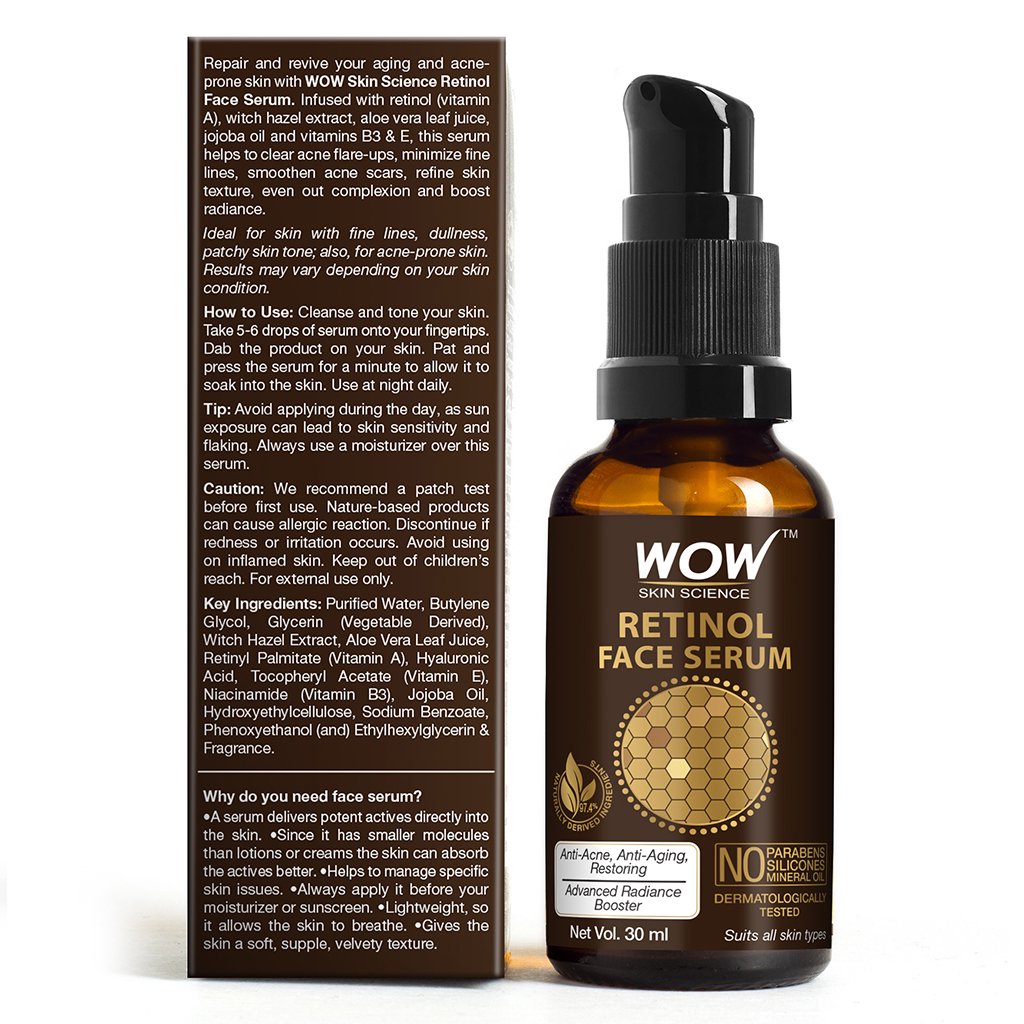 WoW Retinol Face Serum