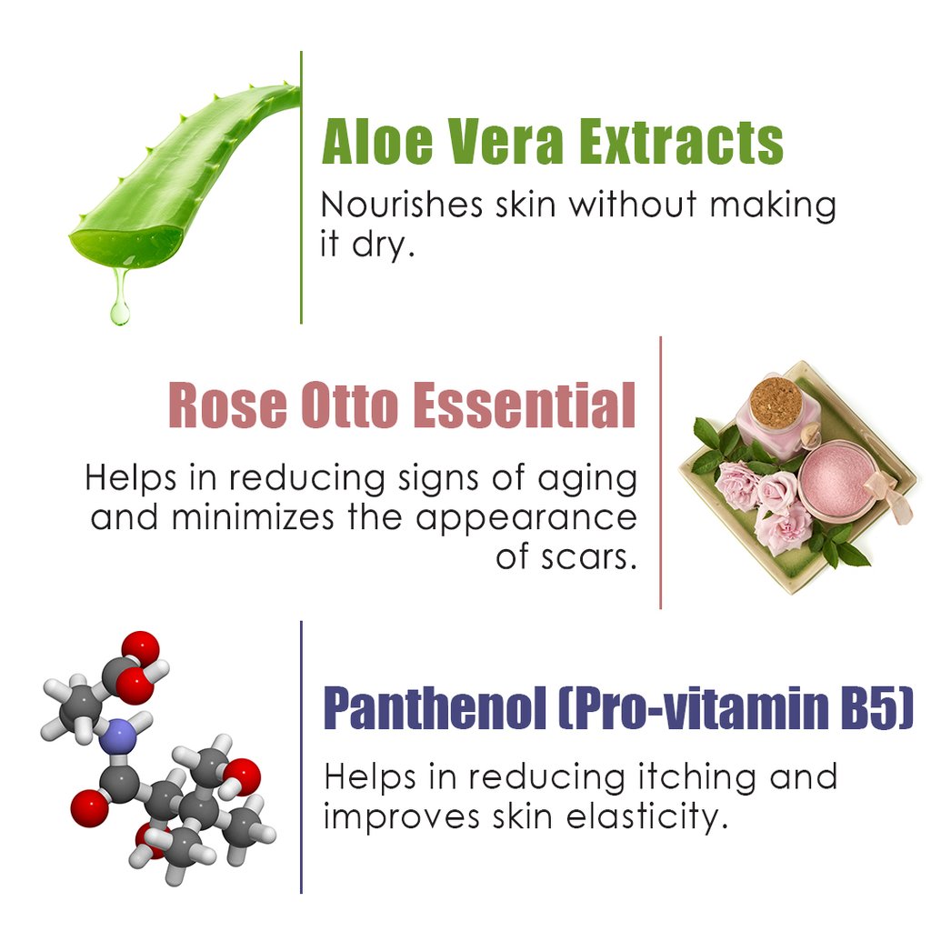 WoW Rose Otto Foaming Body Wash