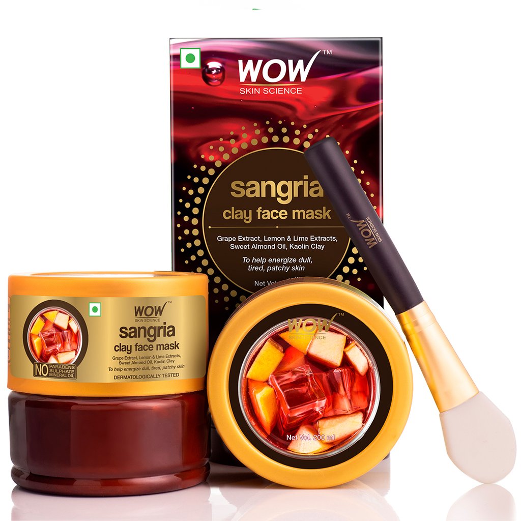 WoW Sangria Face Mask for Energizing Dull