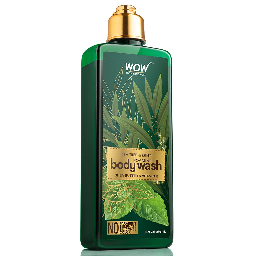 WoW Tea Tree & Mint Foaming Body Wash