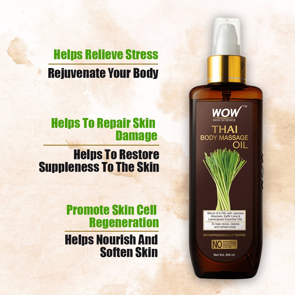 WoW Thai Body Massage Oil
