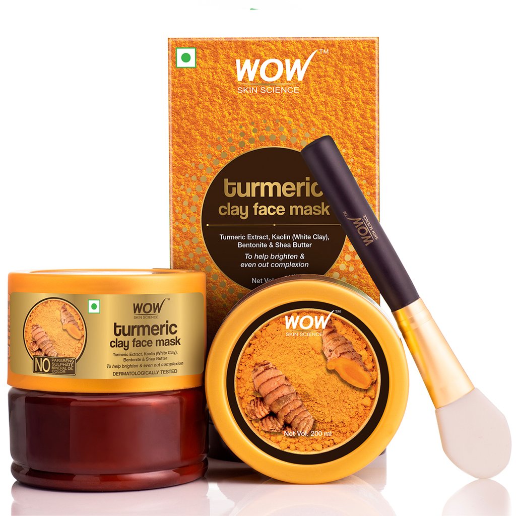 WoW Turmeric Clay Face Mask