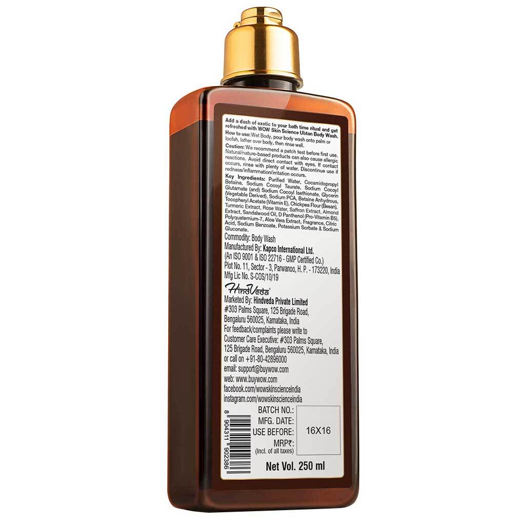 WoW Ubtan Body Wash